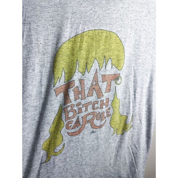 Tiger King That B*tch Carole Graphic Logo T shirt Gray Small Womens Humor - Picture 2 of 7